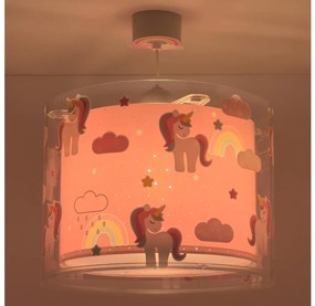 Dalber 41592 - Gyermek csillár UNICORNS 1xE27/60W/230V