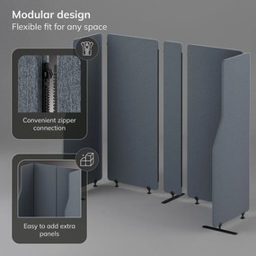 akusztikus falpanel SADIE Carbon Fog 260/145 cm