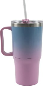 Disney Lilo és Stitch, A csillagkutya Alien 626 rozsdamentes acél thermo szívószálas kulacs 520 ml