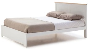 Fehér franciaágy 140x190 cm Akira – Marckeric
