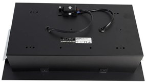 6 db-os beépíthető spotlámpa készlet fekete AR111 állítható 2-es - Oneon