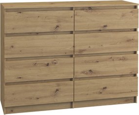 M8 120 komód, tölgy