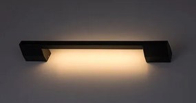 RÁBALUX 77052 ZILINA Modern Kültéri Fali Lámpa Matt Fekete IP44