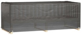téglalap alakú kerti bútor huzat 8 fűzőlyukkal 192x82x65 cm