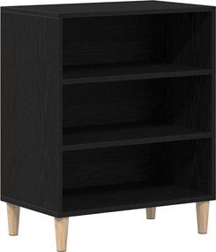 vidaXL Széf Fekete tölgy 57 x 35 x 70 cm Faanyag