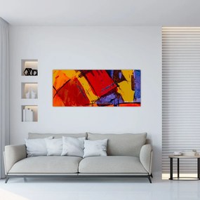 Absztrakciós kép (120x50 cm)