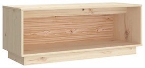 vidaXL tömör fenyőfa TV-szekrény 90x35x35 cm