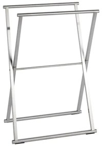 WENKO 22476100 - LAVA törölközőtartó 53,5x80,5 cm rozsdamentes acél/ezüstszínű