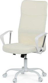 KA-W3109 bézs szövet irodai szék hinta mechanizmussal