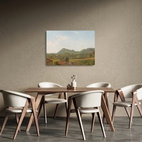 Üveg kép - Simon Denis,  View Near Naples, reprodukciók (70x50 cm)