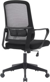 Irodai szék, szürke/fekete, SALOMO TYP 3