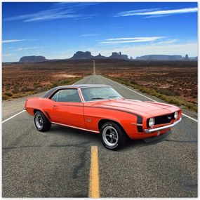 Poszterek 100x100 Narancssárga Chevrolet Ss