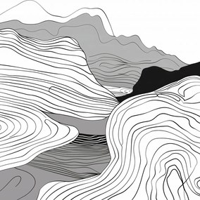 Poszter 15x20cm Geometrikus emelkedők