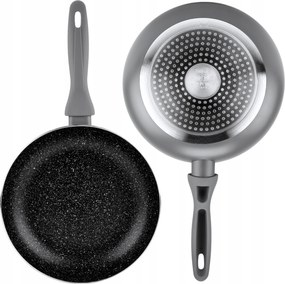 Indukciós És Gáztűzhelyre Alkalmas Serpenyő 18 cm Granit Serpenyő Kis Sütőserpenyő