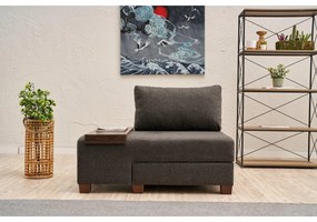 Egyzemélyes kanapéágy- Perenna Linen Balos - Antracit