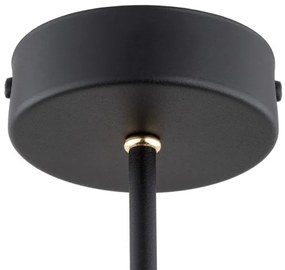 Argon 6149 - Csillár rúdon CHARLOTTE 3xE27/15W/230V fekete/arany