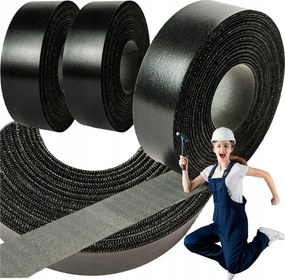 furnér Fekete Szerkezet hőre olvadó ragasztóval melegszegély 40mm 12m