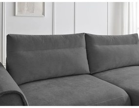 Szürke sarokkanapé Aden – Bobochic Paris