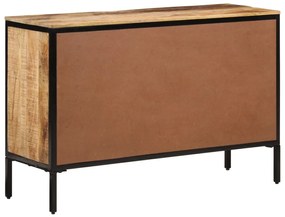 tömör nyers mangófa tálalószekrény 100 x 35 x 70 cm