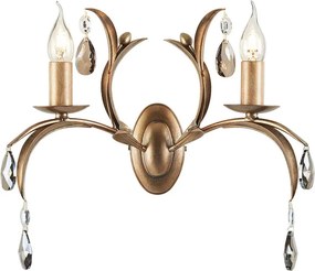 Elstead Lighting LILY LL2-ANT-BRZ Fali lámpa 2x60W/E14