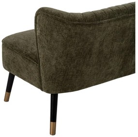 Zöld zsenília kanapé 134 cm Glam – Ixia