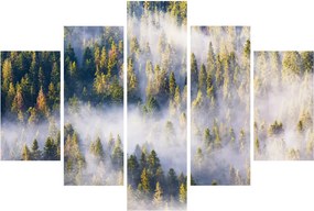 Fák képe a ködben (150x105 cm)