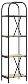 Könyvespolc sonoma tölgy 40 x 30 x 146 cm Faanyag