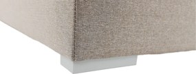 Boxspring típusú ágy 160x200, szürkésbarna taupe, FERATA TV KOMFORT