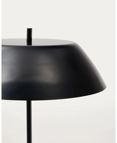 Fekete márvány asztali lámpa fém búrával (magasság 58 cm) Sayra – Kave Home