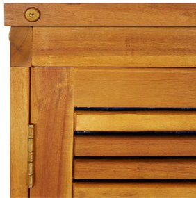 tömör akácfa kerti tárolóláda 280 x 87 x 104 cm