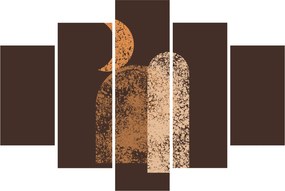 Kép - Narancssárga ívek N⁰2 (150x105 cm)