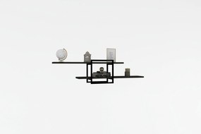 Fali polc Mone - Anthracite, Black
