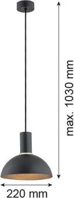 Argon SINES 4222 Függőlámpa 1x15W/E27 IP20
