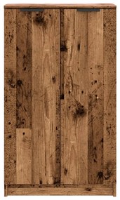 antik fa színű szerelt fa cipőszekrény 59 x 35 x 100,5 cm