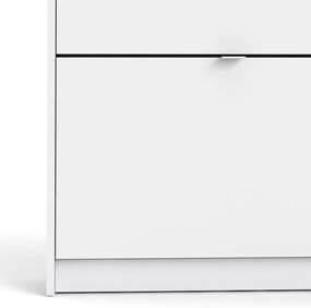 Fehér billenő ajtós cipőtartó Shoes – Tvilum