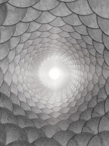 Fotótapéta Alagút fények Vinyl csempe perspektíva 184x254 +ragasztó