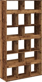 vidaXL antik fa színű szerelt fa térelválasztó 100 x 33 x 187,5 cm