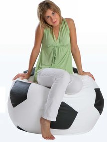 Babzsák labda sport l eco-bőr 325l TiaHome - Fekete