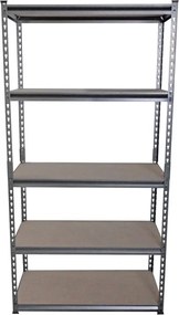 ROJAPLAST Polcos állvány  90 x 45 x 180 cm  fekete