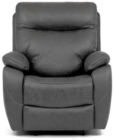 Szürke Vintage Szövet Elektromos Vezeték Nélküli Relax Fotel. TV-4094 GREY3