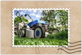 Poszterek 120x80 Benzinmotoros fűnyíró