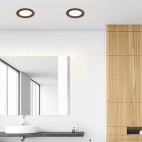 LED mennyezeti lámpa WOODY SPOT LED/16,5W/230V 4000K cseresznye Ø18,5 cm