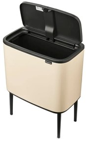 Bézs acél érintésre nyíló szemetes 36 l Bo Touch Bin – Brabantia