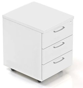 Visio konténer 52 x 43 cm - 3 fiókos, fehér