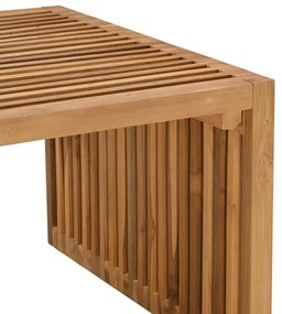 Kerti Oldalasztal 110x55x35,5 cm Tömör Tíkfa