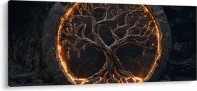 Kép – Életfa lávában I. (120x50 cm)