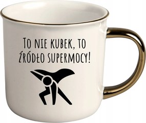 Bögre Fehér Arany Rant Ajándék Vicces Nőnap Szupererő Forrás