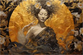 Kép - Japán hölgy (90x60 cm)