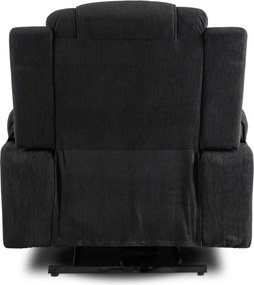 FENIX elektromos masszázsfotel felállás segítő funkcióval fekete