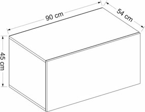 Kale konyhaszekrény, 90 cm – TR506MNR4525